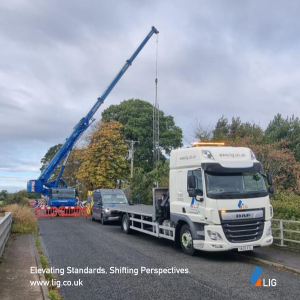 LIG Expands Fleet - 18-tonne DAF with HIAB