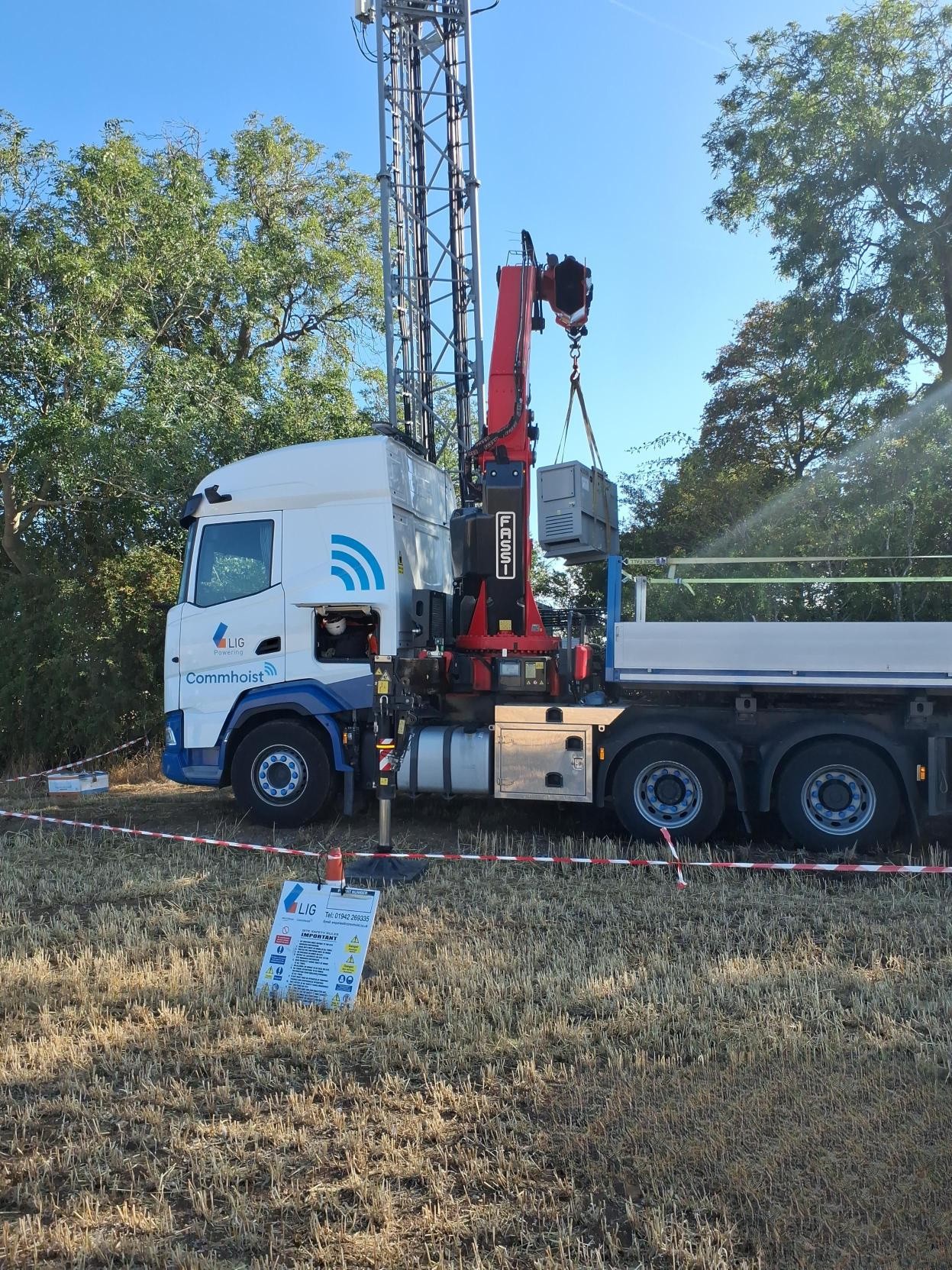 Last-mile generator installation
